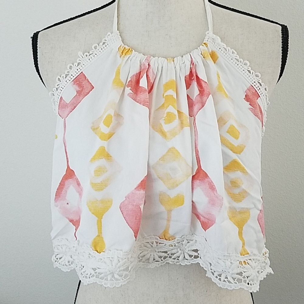 Sabo Skirt Crop Top Size Large